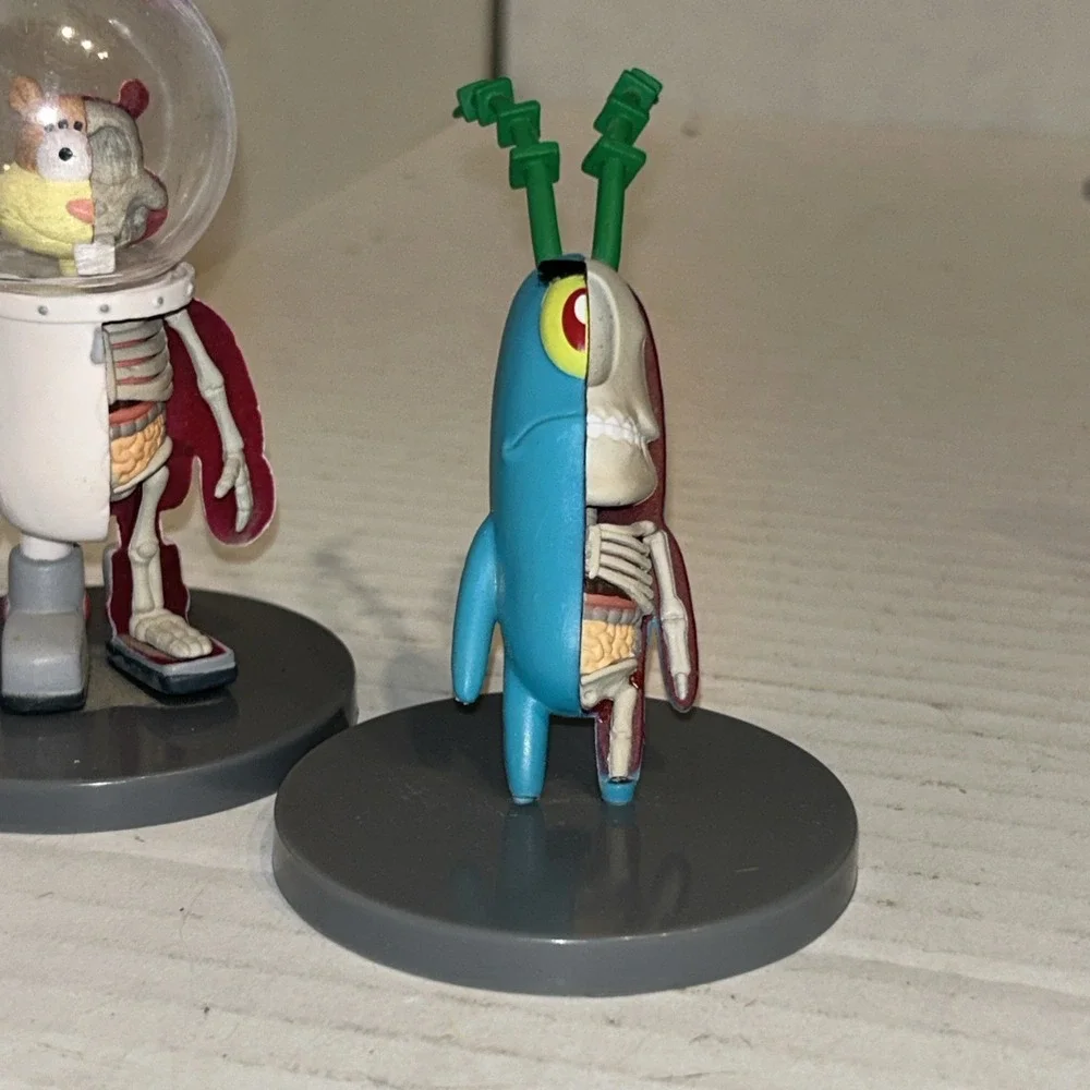 Spongebob Squarepants Freeny's Hidden Dissectibles - Plankton‎ & Sandy READ